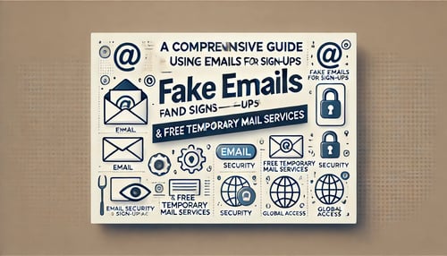 Un guide complet sur l’utilisation de faux e-mails pour les inscriptions et les services de courrier temporaire gratuits