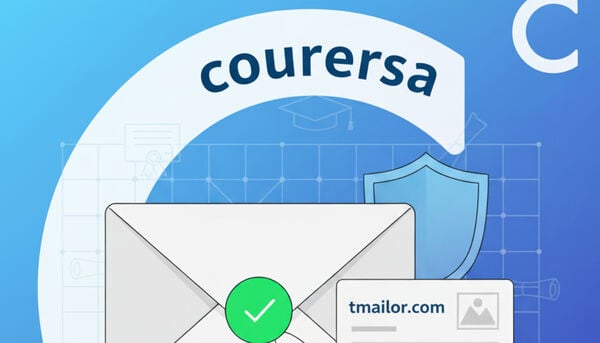 Coursera a jednorázové e-maily pravidla rizika řešení