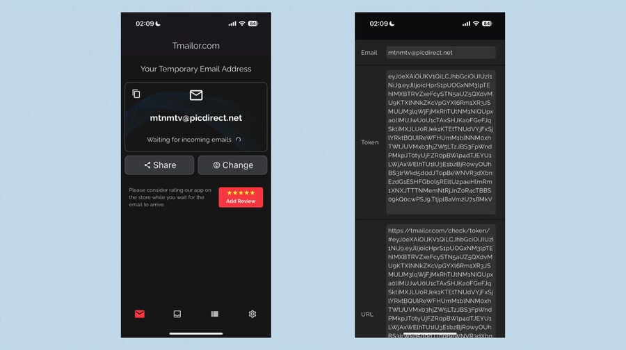 A smartphone lock screen displays a new email alert while the app UI shows a one-tap copy action, emphasizing fewer taps and faster OTP visibility
