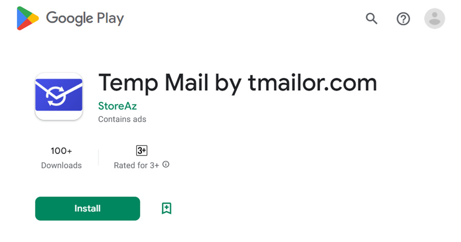 Disposable temporary email already has a dedicated mobile app for smartphones