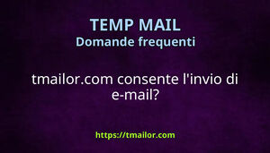 tmailorcom consente linvio di e-mail