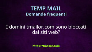 I domini tmailorcom sono bloccati dai siti web