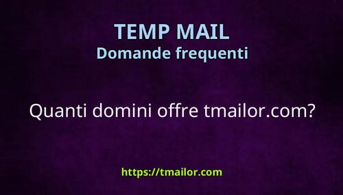 Quanti domini offre tmailorcom