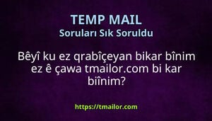 Bêyî ku ez qrabîçeyan bikar bînim ez ê çawa tmailorcom bi kar biînim