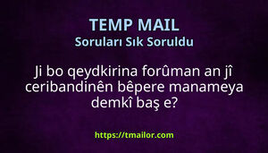 Ji bo qeydkirina forûman an jî ceribandinên bêpere manameya demkî baş e
