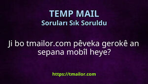 Ji bo tmailorcom pêveka gerokê an sepana mobîl heye