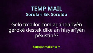 Gelo tmailorcom agahdarîyên gerokê destek dike an hişyarîyên pêxistinê