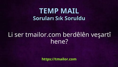 Li ser tmailorcom berdêlên veşartî hene
