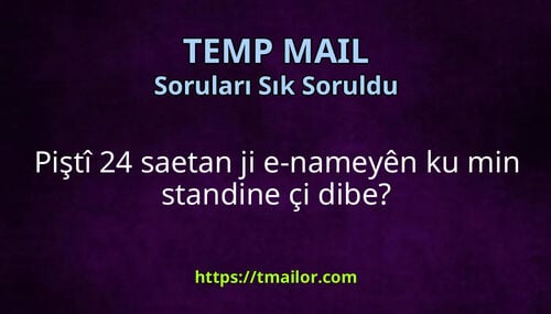 Piştî 24 saetan ji e-nameyên ku min standine çi dibe