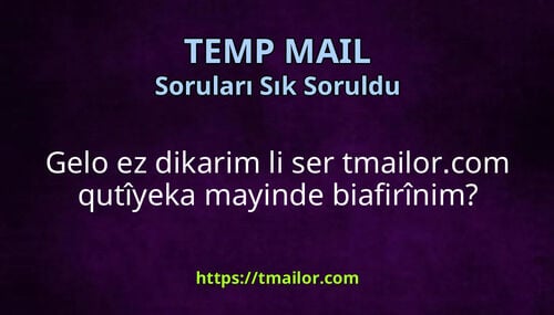 Gelo ez dikarim li ser tmailorcom qutîyeka mayinde biafirînim