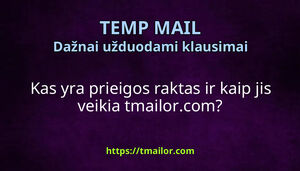Kas yra prieigos raktas ir kaip jis veikia tmailorcom