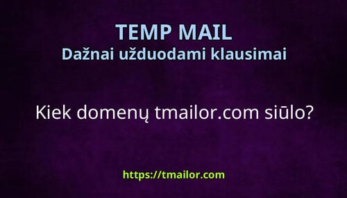 Kiek domenų tmailorcom siūlo