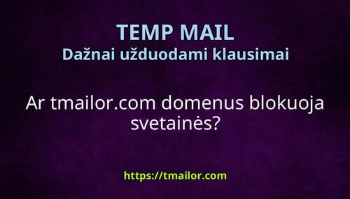 Ar tmailorcom domenus blokuoja svetainės