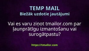 Vai es varu ziņot tmailorcom par ļaunprātīgu izmantošanu vai surogātpastu