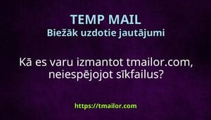 Kā es varu izmantot tmailorcom neiespējojot sīkfailus