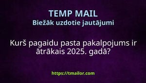 Kurš pagaidu pasta pakalpojums ir ātrākais 2025 gadā