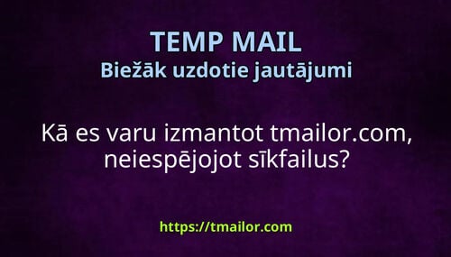 Kā es varu izmantot tmailorcom neiespējojot sīkfailus