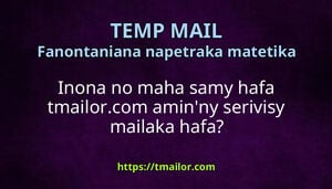 Inona no maha samy hafa tmailorcom aminny serivisy mailaka hafa