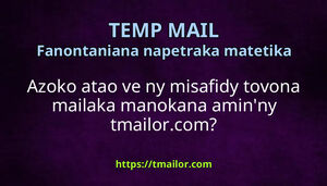 Azoko atao ve ny misafidy tovona mailaka manokana aminny tmailorcom