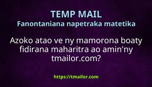 Azoko atao ve ny mamorona boaty fidirana maharitra ao aminny tmailorcom