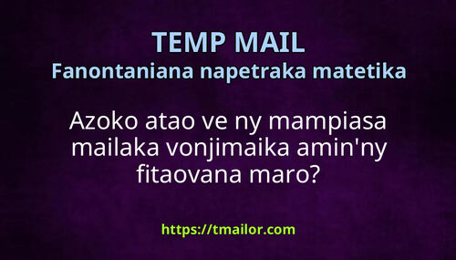 Azoko atao ve ny mampiasa mailaka vonjimaika aminny fitaovana maro