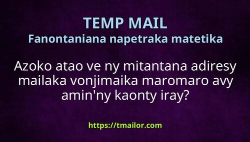 Azoko atao ve ny mitantana adiresy mailaka vonjimaika maromaro avy aminny kaonty iray