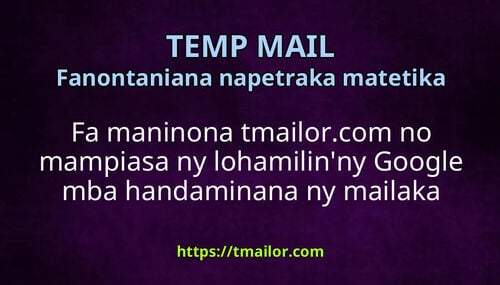Fa maninona tmailorcom no mampiasa ny lohamilinny Google mba handaminana ny mailaka miditra