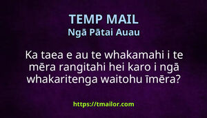 Ka taea e au te whakamahi i te mēra rangitahi hei karo i ngā whakaritenga waitohu īmēra