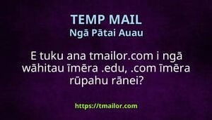E tuku ana tmailorcom i ngā wāhitau īmēra edu com īmēra rūpahu rānei
