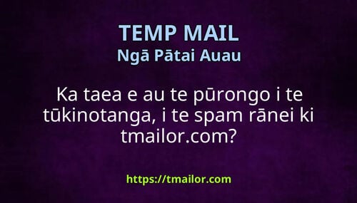 Ka taea e au te pūrongo i te tūkinotanga i te spam rānei ki tmailorcom