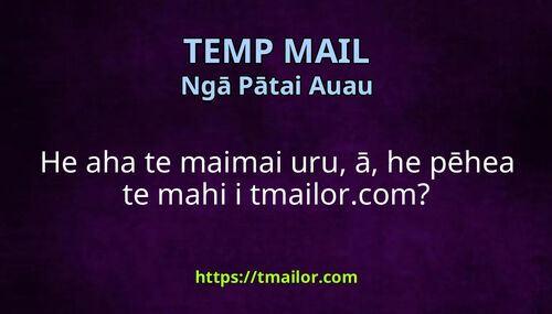 He aha te maimai uru ā he pēhea te mahi i tmailorcom
