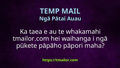 Ka taea e au te whakamahi tmailorcom hei waihanga i ngā pūkete pāpāho pāpori maha