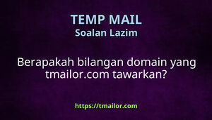 Berapakah bilangan domain yang tmailorcom tawarkan