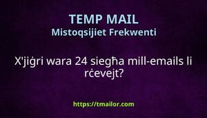 Xjiġri wara 24 siegħa mill-emails li rċevejt