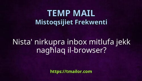 Nista nirkupra inbox mitlufa jekk nagħlaq il-browser