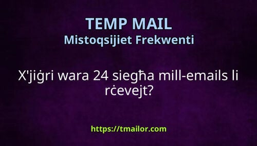 Xjiġri wara 24 siegħa mill-emails li rċevejt