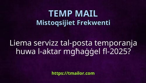 Liema servizz tal-posta temporanja huwa l-aktar mgħaġġel fl-2025