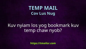 Kuv nyiam los yog bookmark kuv temp chaw nyob