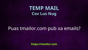 Puas tmailorcom pub xa emails