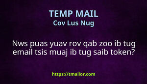 Nws puas yuav rov qab zoo ib tug email tsis muaj ib tug saib token