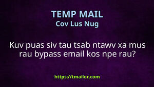 Kuv puas siv tau tsab ntawv xa mus rau bypass email kos npe rau