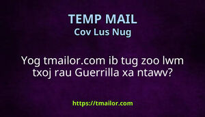 Yog tmailorcom ib tug zoo lwm txoj rau Guerrilla xa ntawv