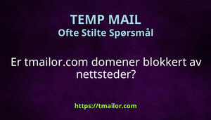 Er tmailorcom domener blokkert av nettsteder
