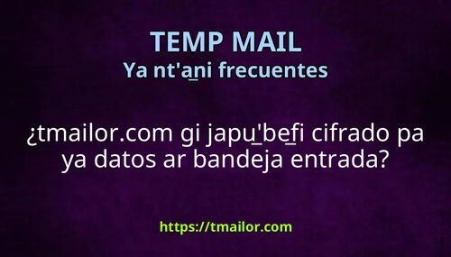 tmailorcom gi japubefi cifrado pa ya datos ar bandeja entrada