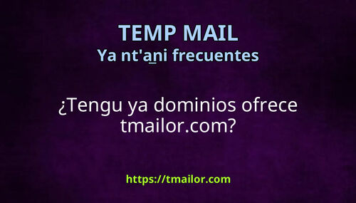 Tengu ya dominios ofrece tmailorcom