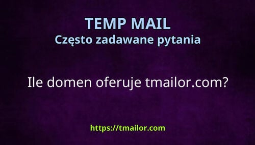Ile domen oferuje tmailorcom