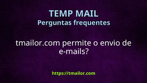 tmailorcom permite o envio de e-mails