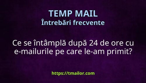 Ce se întâmplă după 24 de ore cu e-mailurile pe care le-am primit