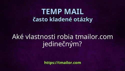 Aké vlastnosti robia tmailorcom jedinečným