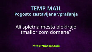 Ali spletna mesta blokirajo tmailorcom domene